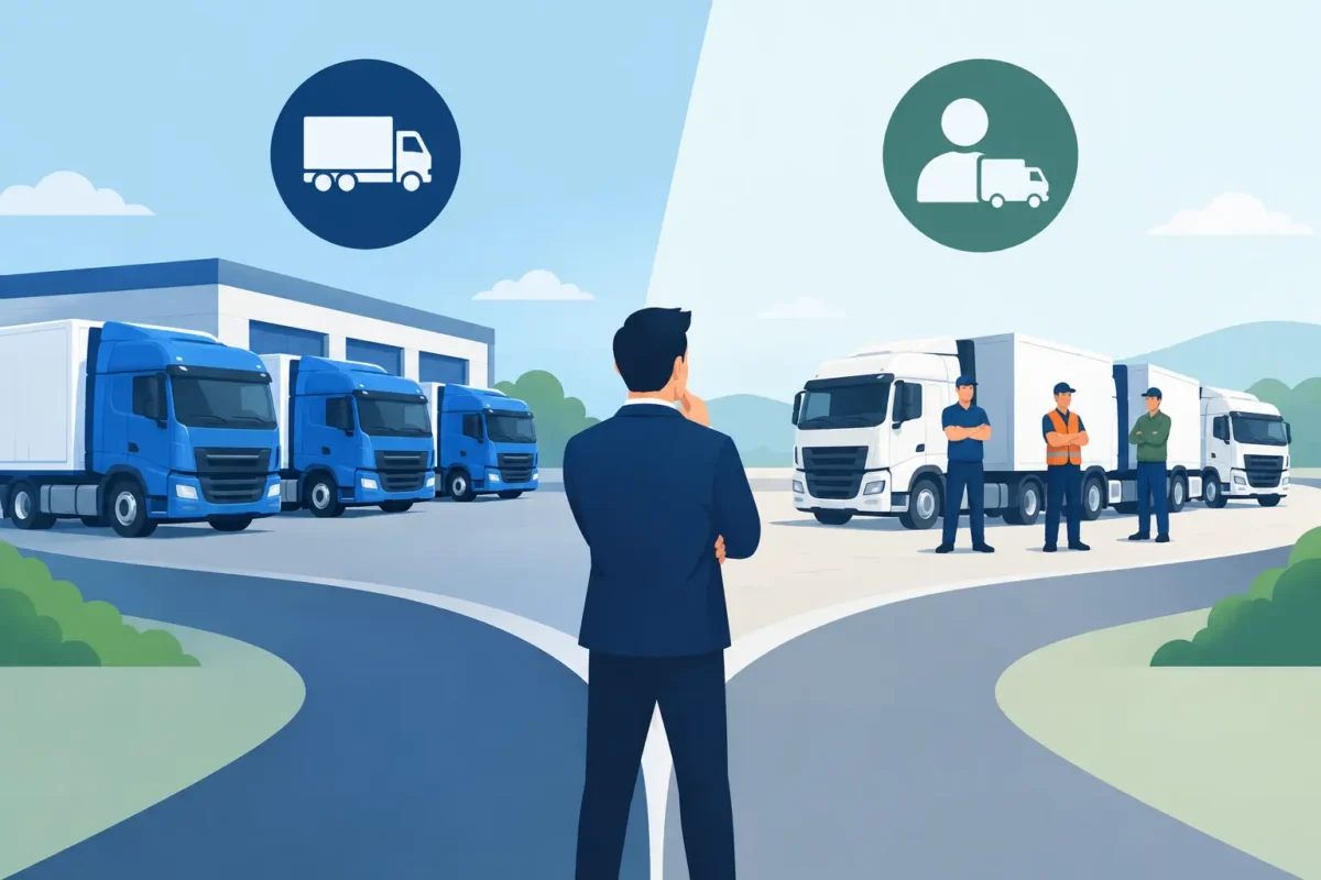 Own Fleet vs Transport Subcontractors: Which Fits?
